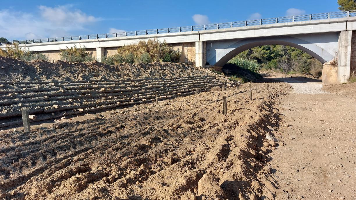 Enllestides les obres per millorar la connectivitat ecològica de diversos cursos fluvials de la conca del Foix. Generalitat de Catalunya