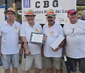 Entrega de premis de la Tirada de Bitlles Catalanes de la Festa Major de Vilanova