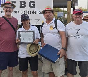 Entrega de premis de la Tirada de Bitlles Catalanes de la Festa Major de Vilanova