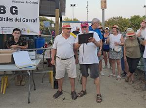 Entrega de premis de la Tirada de Bitlles Catalanes de la Festa Major de Vilanova