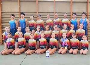 Equip BASE, VIA GAF I GAM del Club Gimnàstica Vilanova. Eix