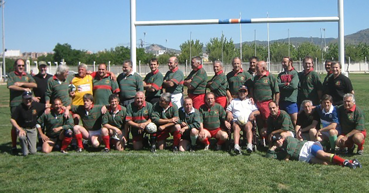 Equip de Veterans del RC L'Hospitalet, King's Pebrots. Eix