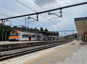 Estació de Sant Sadurní d'Anoia. Eix