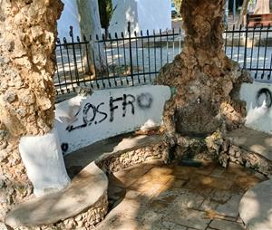 Estat actual de la Font Modernista de Sant Salvador