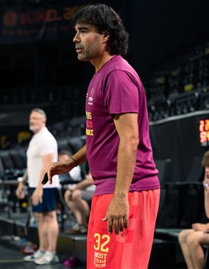Ferran Trillas al XIII Campionat Europeu de Maxibasket 