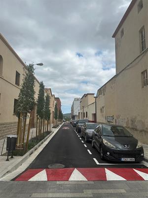 Finalitza la reurbanització del carrer Bisbe Estalella al barri del Molí d’en Rovira de Vilafranca. Ajuntament de Vilafranca