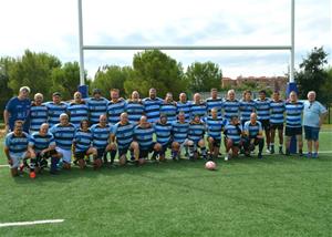 Foto del de l'últim partit de Dani Ferrer a Tarragona contra el Blagnac de Tolosa. Eix