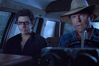 Fotograma de la pel·lícula 'Jurassic Park' . Eix