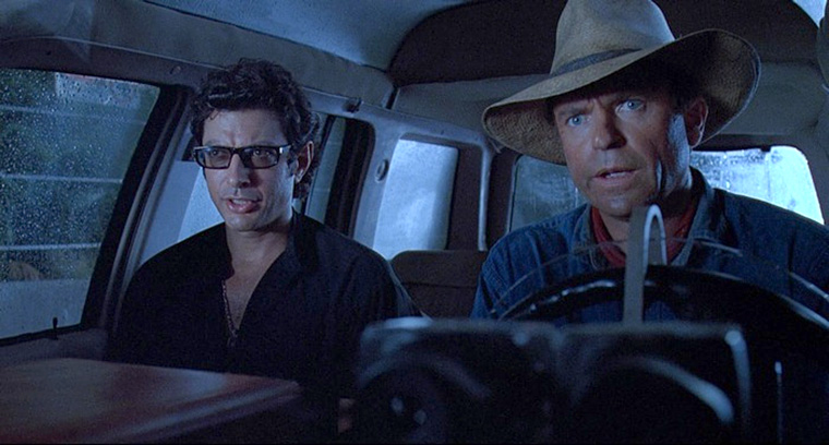 Fotograma de la pel·lícula 'Jurassic Park' . Eix