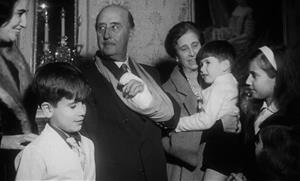 Franco convalescent després de l'accident. Eix