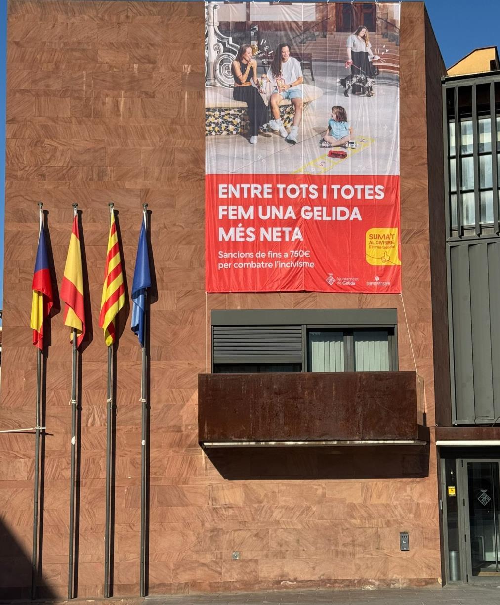 Gelida impulsa la campanya de civisme “Suma’t al civisme. Estima Gelida!”. Ajuntament de Gelida