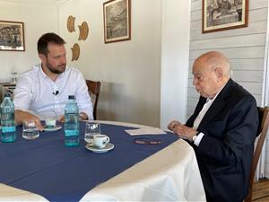 Gerard Figueras i Jordi Pujol. Eix