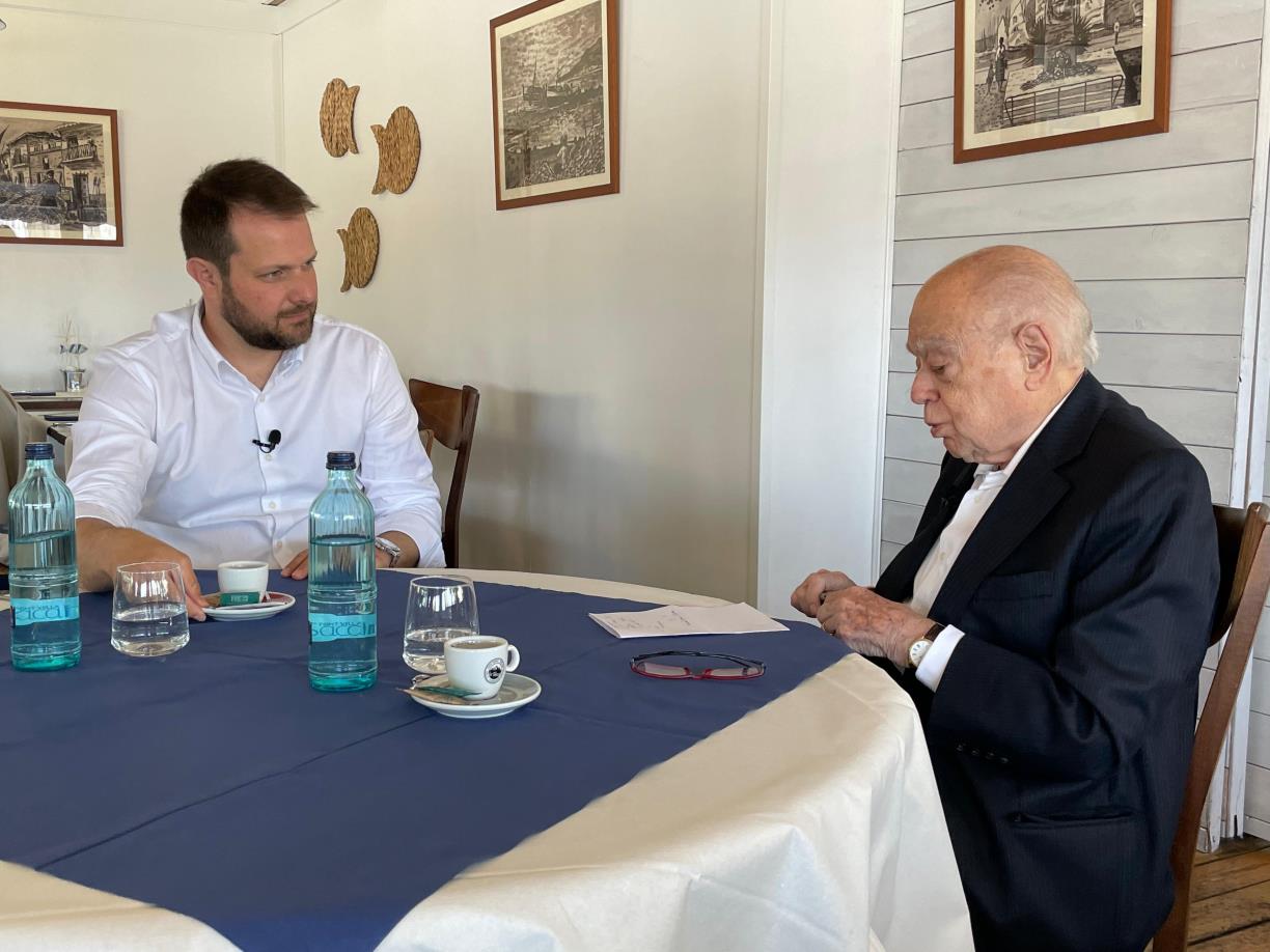 Gerard Figueras i Jordi Pujol. Eix