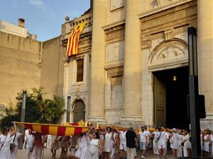 Hissada de la senyera amb motiu de la Festa Major 2026