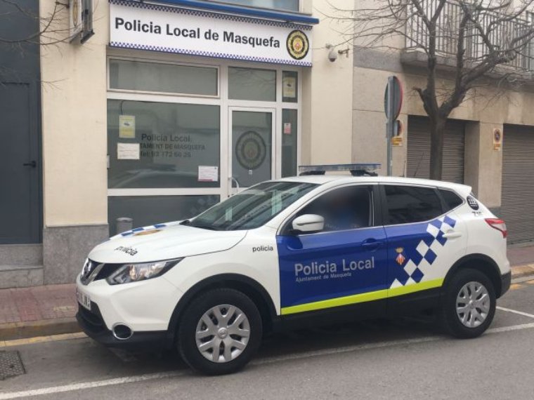 Imatge d'arxiu de la policia local de Masquefa. Ajuntament de Masquefa