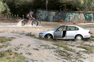 Imatge d'arxiu de les inundacions al Vendrell. ACN / Ariadna Escoda