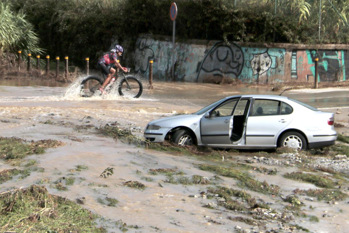 Imatge d'arxiu de les inundacions al Vendrell. ACN / Ariadna Escoda