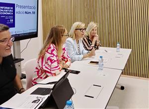Imatge de la presentació de l’Informe de Conjuntura Econòmica del Gran Penedès núm. 59. FEGP