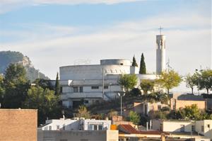 Imatge de l'església Verge de la Pau d'Òdena. Diputació de Barcelona