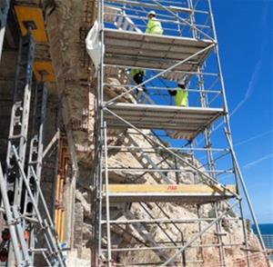 Imatges de les obres dels túnels del Garraf. ACN