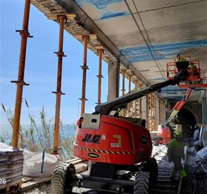 Imatges de les obres dels túnels del Garraf