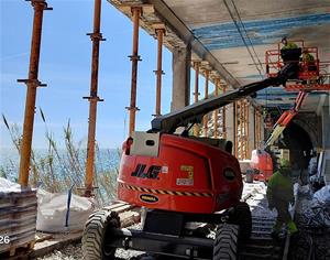 Imatges de les obres dels túnels del Garraf. ACN