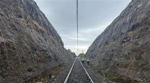 Imatges de les obres dels túnels del Garraf