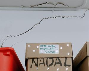 Imatges de l'estat de l’escola Montcau de Gelida