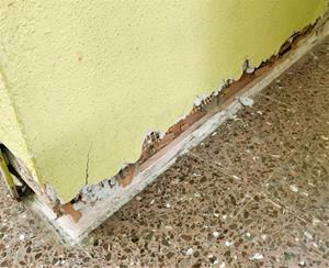 Imatges de l'estat de l’escola Montcau de Gelida