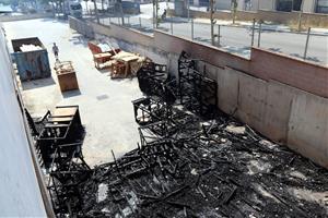 Imatges de l'incendi a l'Anoia