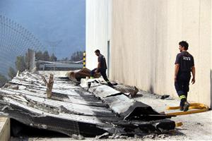 Imatges de l'incendi a l'Anoia