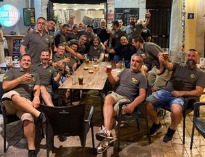 Imatges del partit amistós de veterans