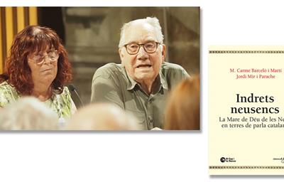 'Indrets neusencs. La Mare de Déu de les Neus en terres de parla catalana' de M. Carme Barceló i Martí i Jordi Mir i Parache. Eix