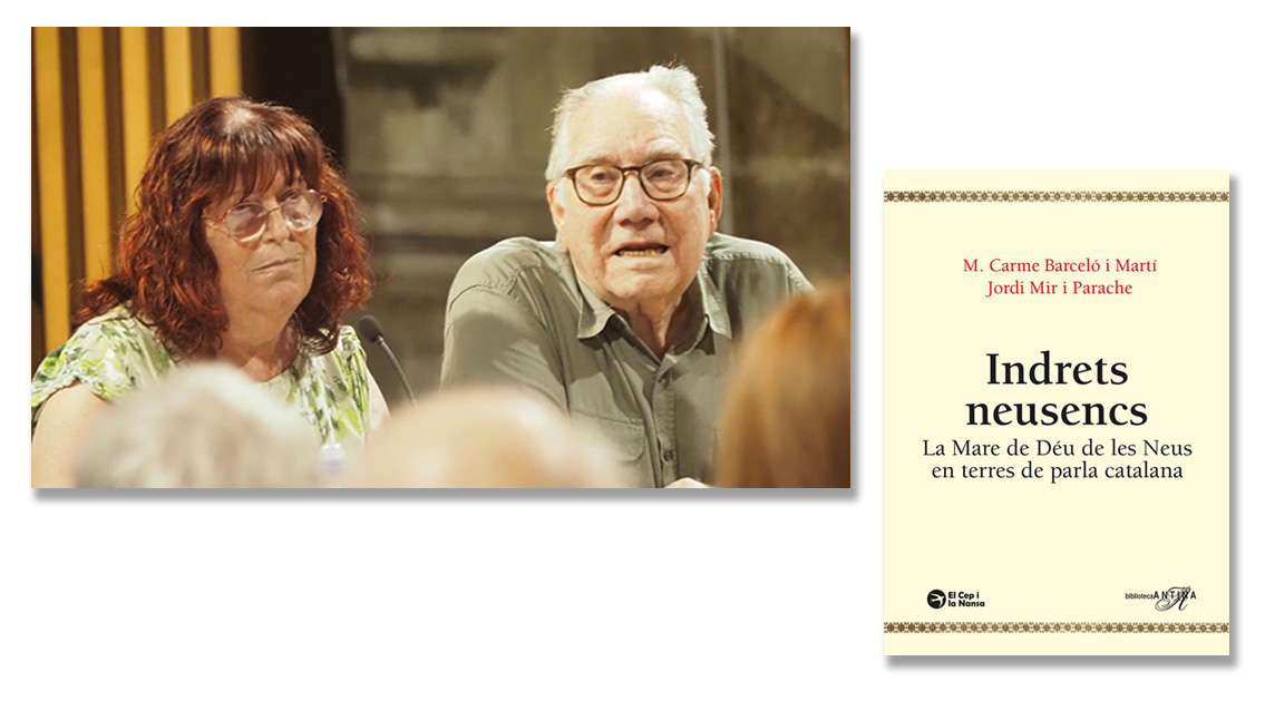 'Indrets neusencs. La Mare de Déu de les Neus en terres de parla catalana' de M. Carme Barceló i Martí i Jordi Mir i Parache. Eix