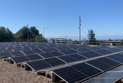 Instal·lació fotovoltaica al dipòsit Adela de Sitges. Veolia