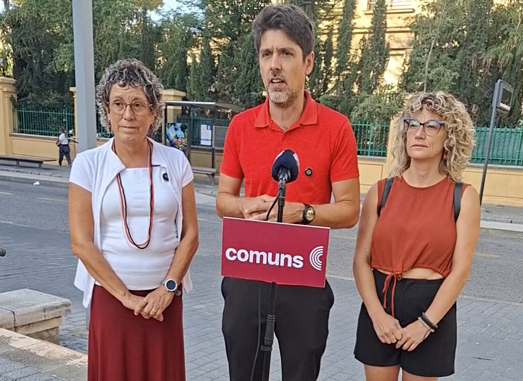 Iolanda Sánchez, David Cid i Míriam Pérez. Eix