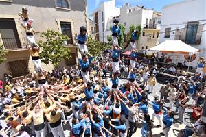  IV Diada dels Castellers del Foix celebrada a Cubelles. Eix
