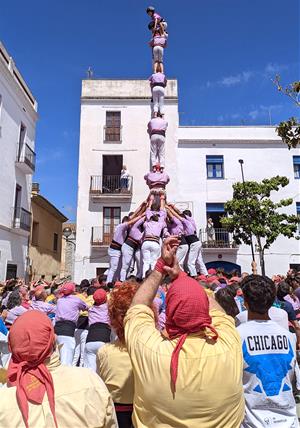  IV Diada dels Castellers del Foix celebrada a Cubelles