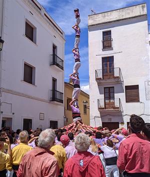  IV Diada dels Castellers del Foix celebrada a Cubelles