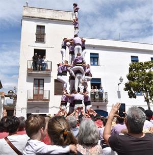  IV Diada dels Castellers del Foix celebrada a Cubelles