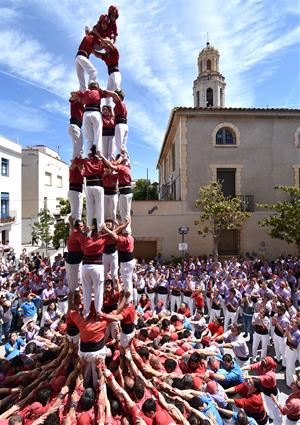  IV Diada dels Castellers del Foix celebrada a Cubelles