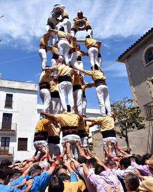  IV Diada dels Castellers del Foix celebrada a Cubelles