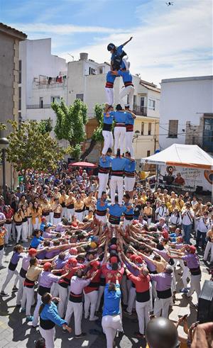  IV Diada dels Castellers del Foix celebrada a Cubelles