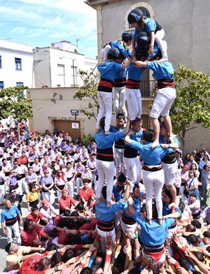  IV Diada dels Castellers del Foix celebrada a Cubelles