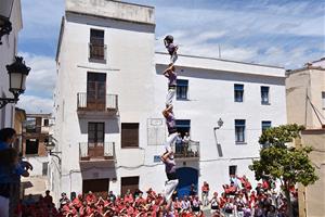  IV Diada dels Castellers del Foix celebrada a Cubelles