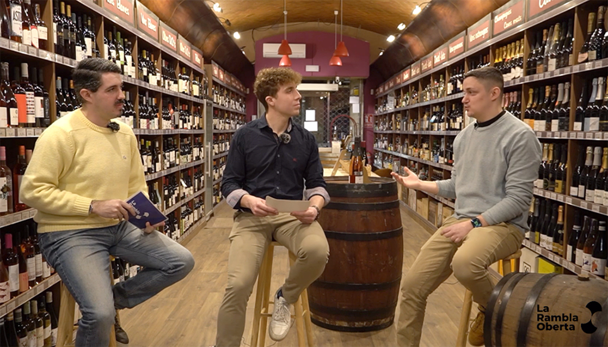 Jan Butí i Aleix Ruiz amb Arnau Gea. Eix