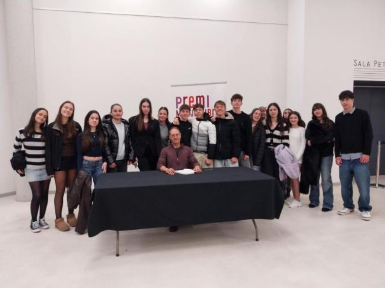 Jordi Ortiz i Jordi Fenosa obren les trobades del Premi Menjallibres 2026 a Vilanova i la Geltrú. Ajuntament de Vilanova