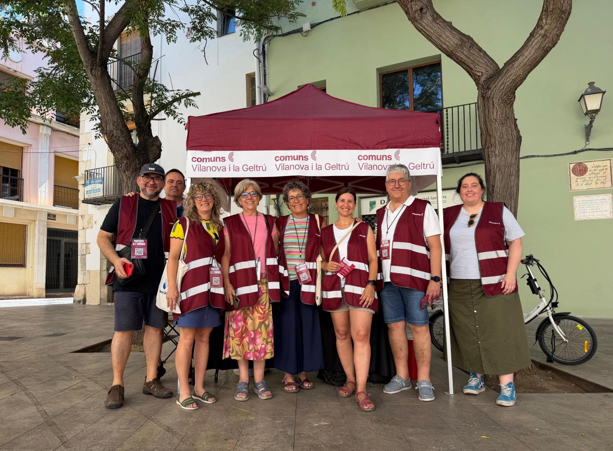 Jornada de porta a porta al Nucli Antic dels Comuns de Vilanova i la Geltrú. Eix