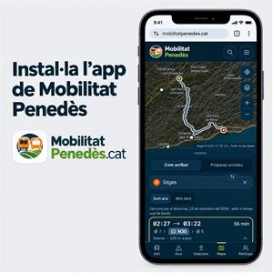 Joves del Penedès creen una plataforma per centralitzar en temps real la informació del transport públic. EIX