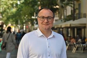 Juan Luis Ruiz López, alcalde de Vilanova i la Geltrú. Ajuntament de Vilanova